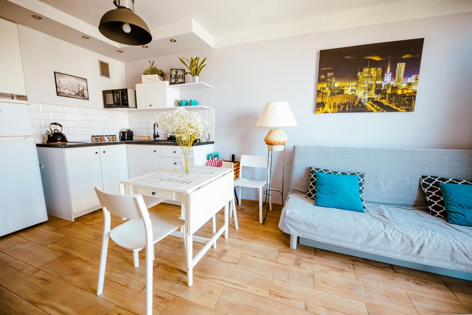 Bright 14Th Floor Central Home With Balcony & Views 바르샤바 외부 사진